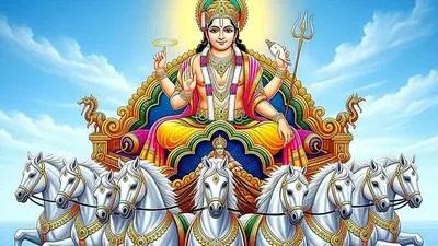 రథసప్తమి శుభాకాంక్షలు: సూర్య భగవానుని ఆశీస్సులు మీ వెంటే ఉండాలని ప్రార్థిస్తూ... రథసప్తమి శుభాకాంక్షలు: సూర్య భగవానుని ఆశీస్సులు మీ వెంటే ఉండాలని ప్రార్థిస్తూ...