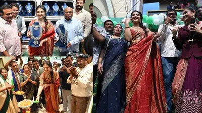 విజయనగరంలో మిరాయ్ హీరోయిన్ రచ్చ! గోయాజ్ జ్యూవెలరీ ఓపెనింగ్లో మాస్ స్టెప్పులు!! విజయనగరంలో మిరాయ్ హీరోయిన్ రచ్చ! గోయాజ్ జ్యూవెలరీ ఓపెనింగ్లో మాస్ స్టెప్పులు!!