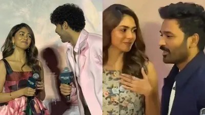 Dhanush & Mrunal Thakur Love Track? Hero Leaks Info On Stage, Viral Video Sparks Rumors! Dhanush & Mrunal Thakur Love Track? Hero Leaks Info On Stage, Viral Video Sparks Rumors!
