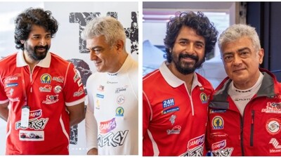 Ajith & Sivakarthikeyan's Abu Dhabi Meet: Racing, Inspiration, & Kollywood Buzz! Ajith & Sivakarthikeyan's Abu Dhabi Meet: Racing, Inspiration, & Kollywood Buzz!