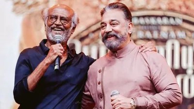 Rajini & Kamal: Epic Reunion After 47 Years? Hints Drop on Blockbuster Collab! Rajini & Kamal: Epic Reunion After 47 Years? Hints Drop on Blockbuster Collab!