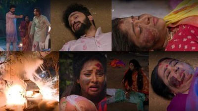 బ్రహ్మముడి సీరియల్: రాహుల్ ఖతం.. కావ్య కన్నుమూత! గన్నుతో రుద్రాణి మాస్ ఎంట్రీ!! బ్రహ్మముడి సీరియల్: రాహుల్ ఖతం.. కావ్య కన్నుమూత! గన్నుతో రుద్రాణి మాస్ ఎంట్రీ!!