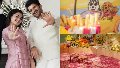 Rashmika & Vijay's Haldi Highlights: Holi Hues, Pet Love & Wedding Buzz! Rashmika & Vijay's Haldi Highlights: Holi Hues, Pet Love & Wedding Buzz!