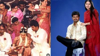 Thalapathy Vijay's Wife Sangeetha Files For Divorce After 27 Years; Alleged Affair & Political Turmoil Thalapathy Vijay's Wife Sangeetha Files For Divorce After 27 Years; Alleged Affair & Political Turmoil