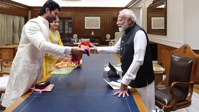 PM Modi Blesses Vijay & Rashmika! Inside Their Pre-Wedding Meeting & Heartfelt Letter PM Modi Blesses Vijay & Rashmika! Inside Their Pre-Wedding Meeting & Heartfelt Letter