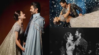 Rashmika & Vijay's Sangeet Pics Spark Fairytale Wedding Buzz! Rashmika & Vijay's Sangeet Pics Spark Fairytale Wedding Buzz!