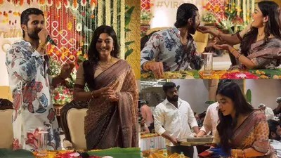 షాకింగ్: ఫ్యాన్స్ కోసం విరోష్ గ్రాండ్ విందు! రష్మిక ప్రేమతో విజయ్కు తినిపించడం చూస్తే కన్నీళ్లు ఆగవు! షాకింగ్: ఫ్యాన్స్ కోసం విరోష్ గ్రాండ్ విందు! రష్మిక ప్రేమతో విజయ్కు తినిపించడం చూస్తే కన్నీళ్లు ఆగవు!