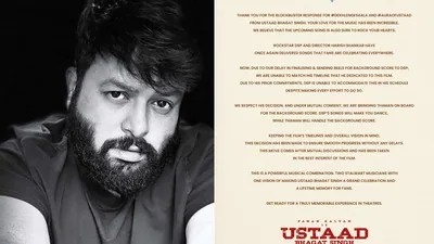 Pawan Kalyan's 'Ustaad Bhagat Singh': Thaman Joins for BGM, DSP for Songs! Pawan Kalyan's 'Ustaad Bhagat Singh': Thaman Joins for BGM, DSP for Songs!