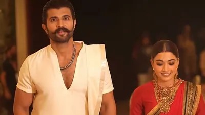 Rashmika & Vijay's Dreamy Wedding Reception: South Indian Style & Starry Celebrations! Rashmika & Vijay's Dreamy Wedding Reception: South Indian Style & Starry Celebrations!