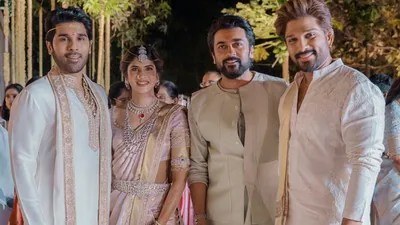 Allu Sirish Weds Nayanika Reddy: Mega, Allu Stars & CM Revanth Reddy Attend Grand Wedding Allu Sirish Weds Nayanika Reddy: Mega, Allu Stars & CM Revanth Reddy Attend Grand Wedding