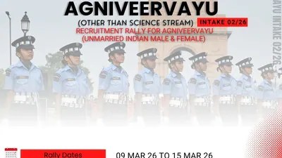 నిరుద్యోగులకు వైమానిక దళం పిలుపు! అగ్నివీర్ వాయు పోస్టుల భర్తీకి మార్గం సుగమం! నిరుద్యోగులకు వైమానిక దళం పిలుపు! అగ్నివీర్ వాయు పోస్టుల భర్తీకి మార్గం సుగమం!