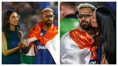 Pandya's 'Lucky Charm': Girlfriend Celebrates T20 World Cup Win with Star! Pandya's 'Lucky Charm': Girlfriend Celebrates T20 World Cup Win with Star!