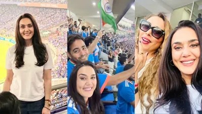 Bollywood Cheers! Preity Zinta, Akash Ambani, & Iulia Vantur Celebrate India's T20 Win! Bollywood Cheers! Preity Zinta, Akash Ambani, & Iulia Vantur Celebrate India's T20 Win!