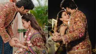 Vijay Deverakonda & Rashmika Mandanna's Wedding Photos Leak: Passionate Kisses Go Viral! Vijay Deverakonda & Rashmika Mandanna's Wedding Photos Leak: Passionate Kisses Go Viral!