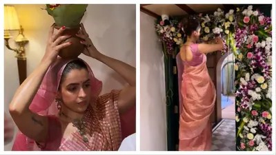 Sanya Malhotra's Dream Home: Griha Pravesh Ceremony & Stunning Sea Views! Sanya Malhotra's Dream Home: Griha Pravesh Ceremony & Stunning Sea Views!