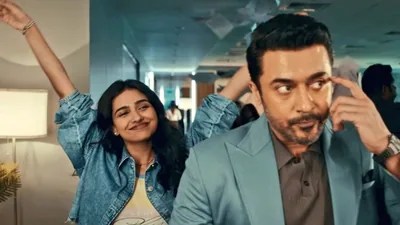 Suriya & Mamitha Baiju's Age-Gap Romance: 'Vishwanath and Sons' Teaser Sparks Buzz! Suriya & Mamitha Baiju's Age-Gap Romance: 'Vishwanath and Sons' Teaser Sparks Buzz!