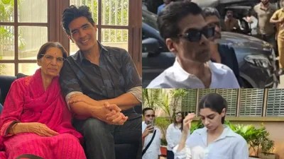 Bollywood Mourns with Manish Malhotra After Mother's Passing: Celebs Offer Support Bollywood Mourns with Manish Malhotra After Mother's Passing: Celebs Offer Support