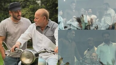 Eid Joy: Salman Khan & Salim Khan Greet Fans Post-Hospital! Family Celebration Pics Inside! Eid Joy: Salman Khan & Salim Khan Greet Fans Post-Hospital! Family Celebration Pics Inside!