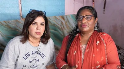 Slum to Stardom: Farah Khan Meets Viral Sensation Shahida Ansari! Slum to Stardom: Farah Khan Meets Viral Sensation Shahida Ansari!