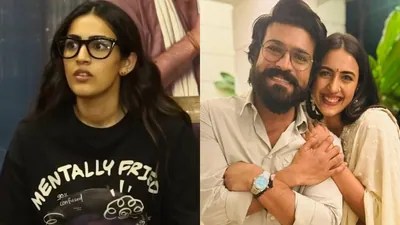 Ram Charan Injured: Niharika Konidela's Shocked Reaction at Press Event Ram Charan Injured: Niharika Konidela's Shocked Reaction at Press Event
