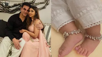 Eid Charm: Arbaaz Khan's Wife Sshura Shares First Glimpse of Daughter Sipaara! Eid Charm: Arbaaz Khan's Wife Sshura Shares First Glimpse of Daughter Sipaara!
