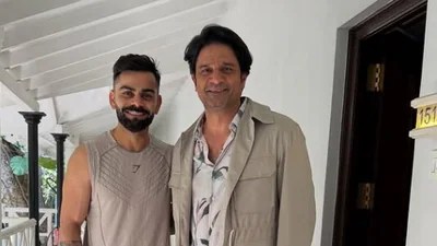 King Meets King! Jaideep Ahlawat & Virat Kohli's Epic Click Before IPL 2026 King Meets King! Jaideep Ahlawat & Virat Kohli's Epic Click Before IPL 2026