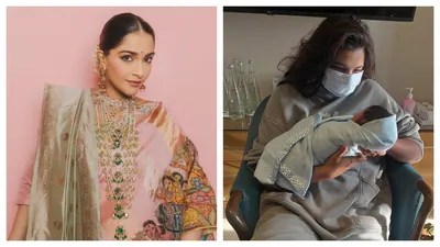 First Glimpse! Rhea Kapoor Introduces Sonam's Baby Boy, Internet Adorably Reacts First Glimpse! Rhea Kapoor Introduces Sonam's Baby Boy, Internet Adorably Reacts