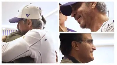 King Khan & Prince of Kolkata: SRK, Ganguly's Eden Gardens Reunion Goes Viral! King Khan & Prince of Kolkata: SRK, Ganguly's Eden Gardens Reunion Goes Viral!