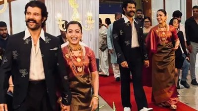 Rashmika & Vijay's Kodagu Celebration: Hometown Reception & Sweet Admiration! Rashmika & Vijay's Kodagu Celebration: Hometown Reception & Sweet Admiration!