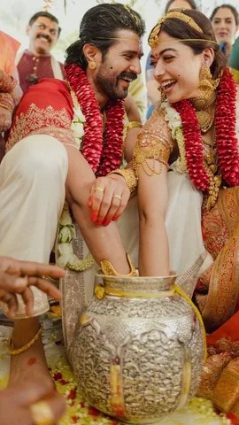 Rashmika's 90-Minute Bridal Secret: Ditching the Glam for Vijay Deverakonda Wedding! Rashmika's 90-Minute Bridal Secret: Ditching the Glam for Vijay Deverakonda Wedding!