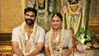 Bellamkonda Sreenivas & Kavya Reddy Tie the Knot in Tirumala: Inside Their Intimate Wedding Bellamkonda Sreenivas & Kavya Reddy Tie the Knot in Tirumala: Inside Their Intimate Wedding