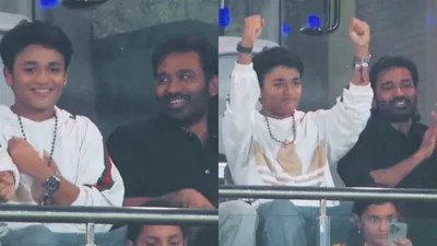 Kollywood Stars Dhanush, Shruti Haasan Light Up CSK vs MI IPL 2026 Match in Chennai Kollywood Stars Dhanush, Shruti Haasan Light Up CSK vs MI IPL 2026 Match in Chennai