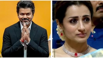 Vijay's CM Debut: Trisha Krishnan's Emotional Reaction Goes Viral Vijay's CM Debut: Trisha Krishnan's Emotional Reaction Goes Viral