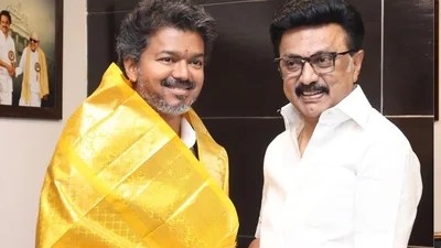 ‘Speaks volumes about Tamil Nadu’s democratic spirit': Simran reacts to Vijay meeting former CM MK Stalin ‘Speaks volumes about Tamil Nadu’s democratic spirit': Simran reacts to Vijay meeting former CM MK Stalin