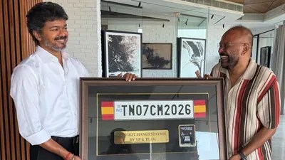 Vijay's CM Dream: Venkat Prabhu's Symbolic Gift Ignites 2026 Hopes Vijay's CM Dream: Venkat Prabhu's Symbolic Gift Ignites 2026 Hopes