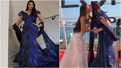 Aishwarya Rai Dazzles in Blue at Cannes, Shares Sweet Moment with Eva Longoria Aishwarya Rai Dazzles in Blue at Cannes, Shares Sweet Moment with Eva Longoria