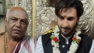 Ranveer Singh's Temple Visit: Atonement After Kantara Row & FWICE Ban Fallout Ranveer Singh's Temple Visit: Atonement After Kantara Row & FWICE Ban Fallout
