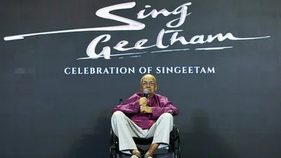 94 ఏళ్ల వయసులో సింగీతం సంచలనం! మాటల్లేని సినిమా నుంచి డైలాగ్స్ పాటల వరకు.. ఆయన ప్రయోగాలు చూస్తే షాక్ అవ్వాల్సిందే! 94 ఏళ్ల వయసులో సింగీతం సంచలనం! మాటల్లేని సినిమా నుంచి డైలాగ్స్ పాటల వరకు.. ఆయన ప్రయోగాలు చూస్తే షాక్ అవ్వాల్సిందే!