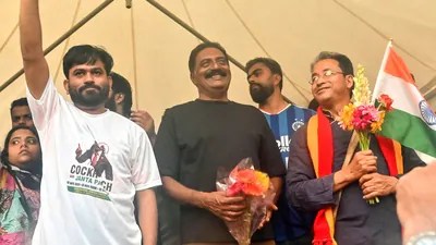 Prakash Raj Joins Bengaluru Youth Protest, Demands Accountability on Exam Scams Prakash Raj Joins Bengaluru Youth Protest, Demands Accountability on Exam Scams