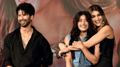Rashmika & Kriti Address 'Cocktail 2' Lesbian Rumours: "Only Emotional Threesome!" Rashmika & Kriti Address 'Cocktail 2' Lesbian Rumours: "Only Emotional Threesome!"