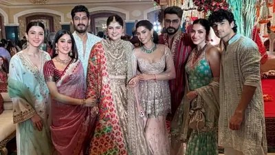 Anshula Kapoor's Pre-Wedding Bash Kicks Off: Arjun, Janhvi, Shanaya Join Family Festivities! Anshula Kapoor's Pre-Wedding Bash Kicks Off: Arjun, Janhvi, Shanaya Join Family Festivities!