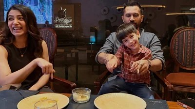 Samantha Ruth Prabhu & Raj Nidimoru's Adorable Twin Playtime at Rahul Ravindran's Birthday Bash Samantha Ruth Prabhu & Raj Nidimoru's Adorable Twin Playtime at Rahul Ravindran's Birthday Bash