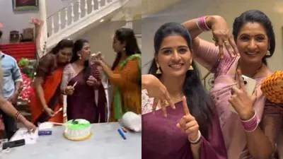 బుల్లితెర స్టార్కి షాకింగ్ సర్ ప్రైజ్! 'ఇల్లు ఇల్లాలు పిల్లలు' సెట్లో మాస్ సెలబ్రేషన్స్ వైరల్! బుల్లితెర స్టార్కి షాకింగ్ సర్ ప్రైజ్! 'ఇల్లు ఇల్లాలు పిల్లలు' సెట్లో మాస్ సెలబ్రేషన్స్ వైరల్!