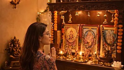 పూజ గది వాస్తు: శుభ ఫలితాలకై పాటించవలసిన నియమాలు పూజ గది వాస్తు: శుభ ఫలితాలకై పాటించవలసిన నియమాలు