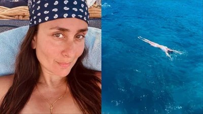 Bebo's Aegean Escape: Kareena Kapoor Dazzles in White Bikini During Greece Getaway Bebo's Aegean Escape: Kareena Kapoor Dazzles in White Bikini During Greece Getaway