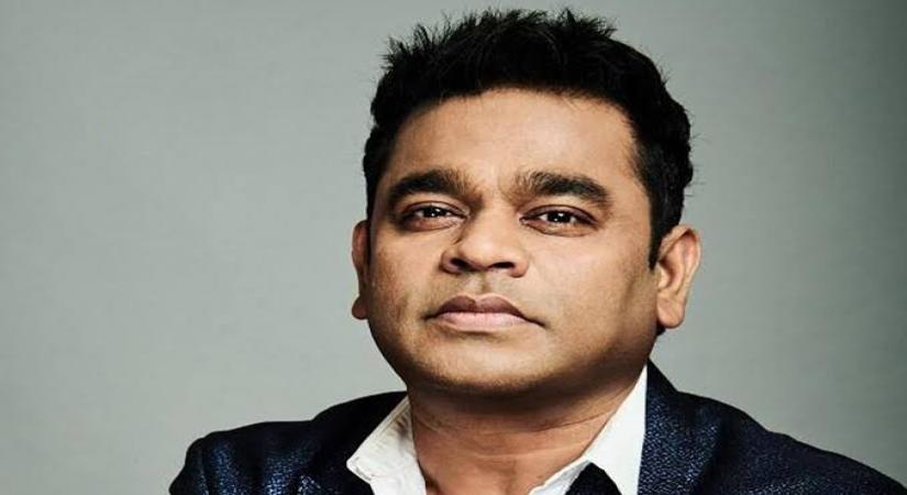 AR Rahman Ponniyin Selvan II music composer with Supreme Court building AR Rahman Ponniyin Selvan II music composer with Supreme Court building