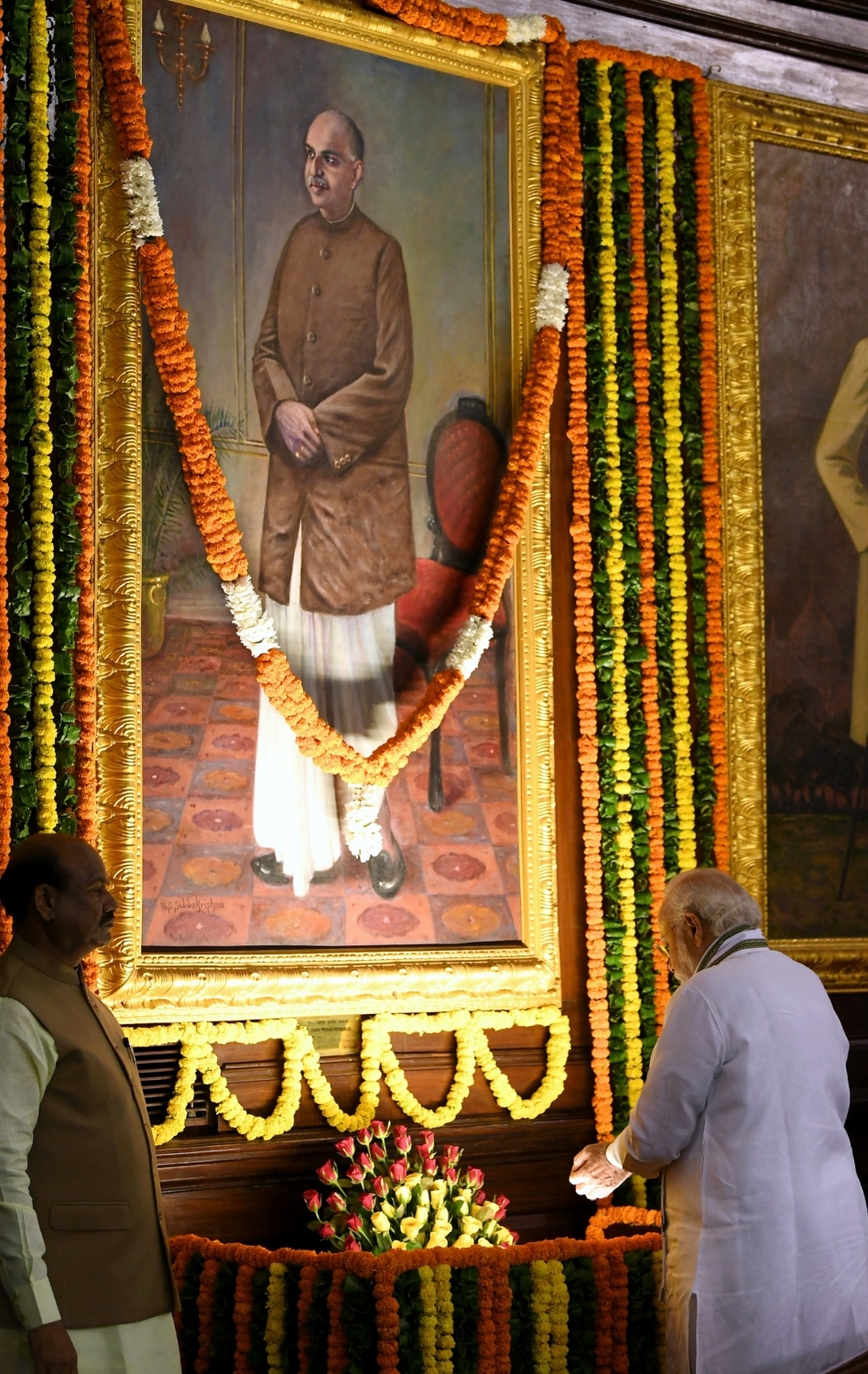 Syama Prasad Mookerjee portrait honoring his legacy Syama Prasad Mookerjee portrait honoring his legacy