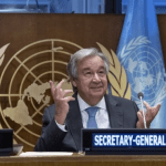 UN Chief speaking about terrorist capabilities enhanced by AI and digital platforms UN Chief speaking about terrorist capabilities enhanced by AI and digital platforms