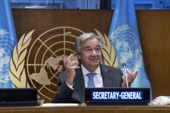 UN Chief speaking about terrorist capabilities enhanced by AI and digital platforms UN Chief speaking about terrorist capabilities enhanced by AI and digital platforms