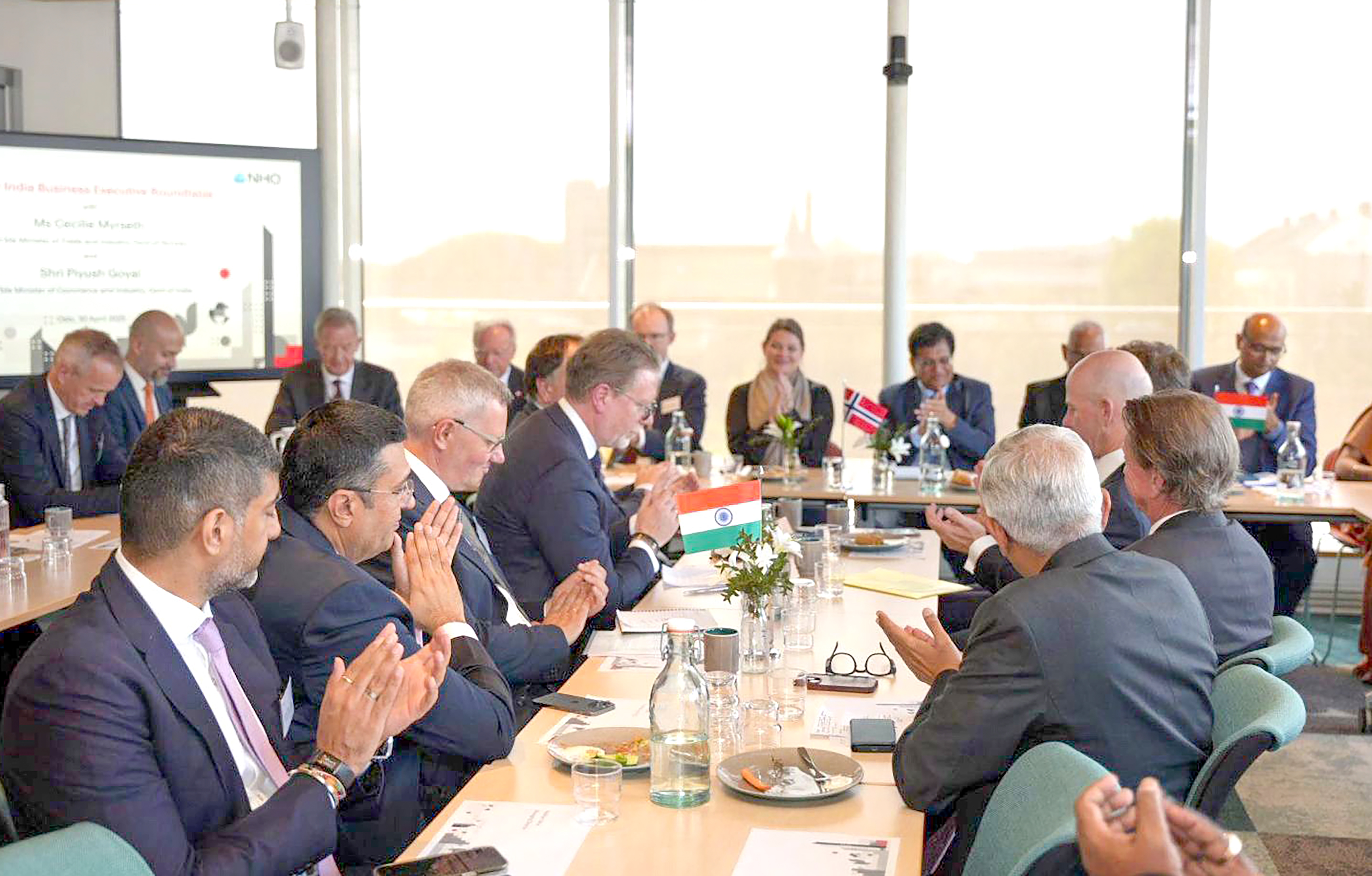 India and Norway officials discussing trade and investment opportunities India and Norway officials discussing trade and investment opportunities